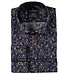 Modern Fit Navy Pattern Shirt