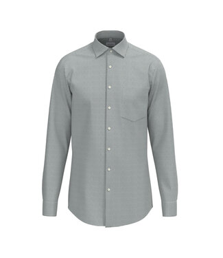 SEIDENSTICKER Modern Fit Green Floral Dress Shirt