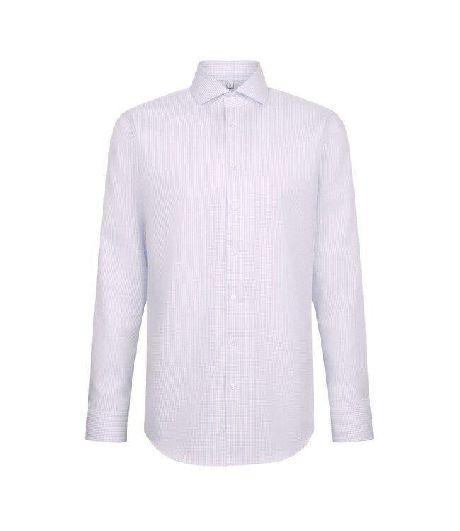 Classic Fit Blue Small Dot Dress Shirt