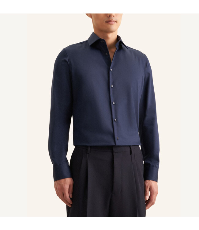 Slim Fit Navy Dress Shirt