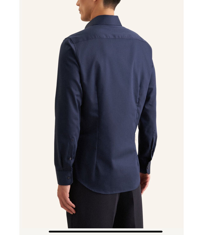 Slim Fit Navy Dress Shirt