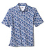JOHNSTON & MURPHY Navy Paisley Polo