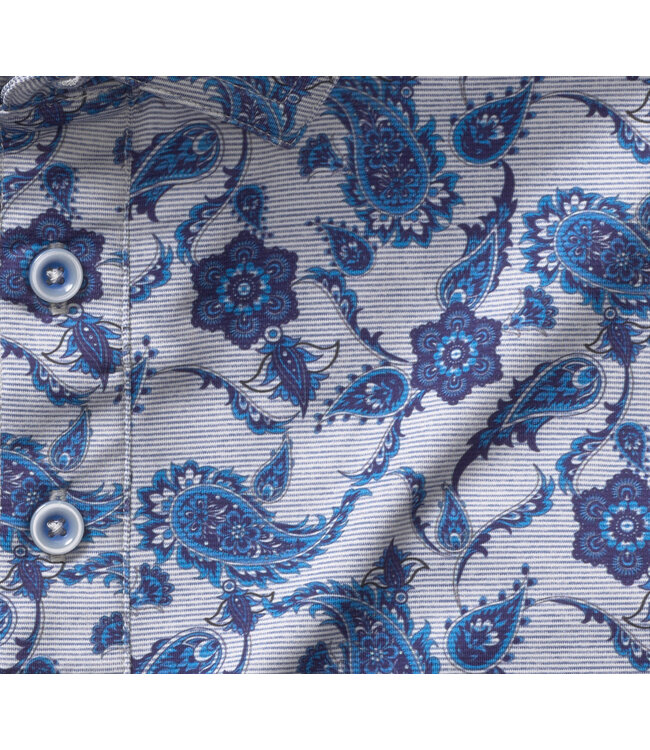 Navy Paisley Polo