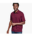 Burgundy Tight Striped Polo