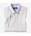 Classic Fit Tan Blue Print Shirt