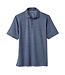 JOHNSTON & MURPHY Navy Honeycomb Polo