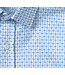 Classic Fit White Blue Pattern Shirt