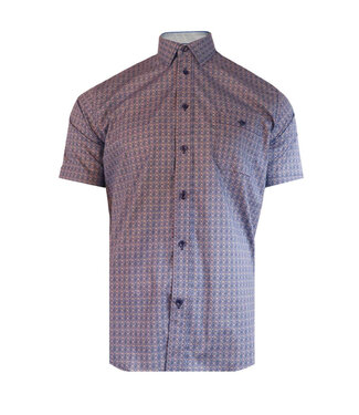 MARCO Classic Fit Navy Taupe Shirt