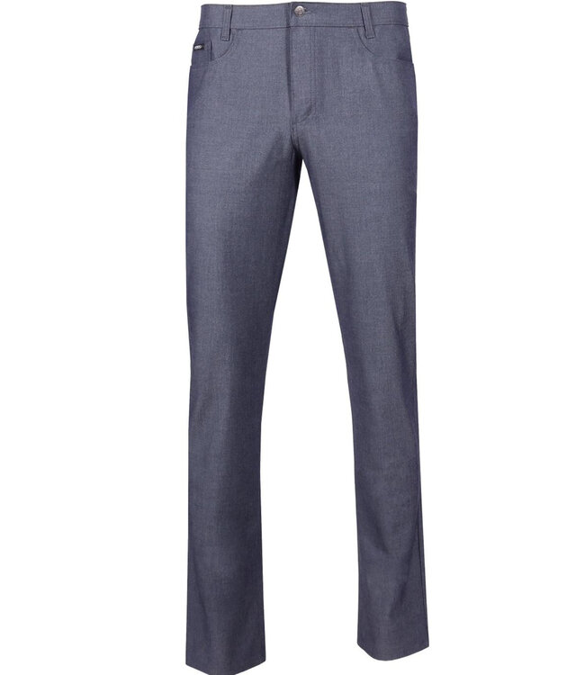 Modern Fit Mid Blue 5 Pocket Pants