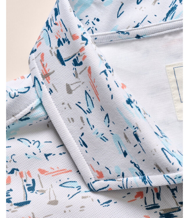 Classic Fit White Making Waves Shirt