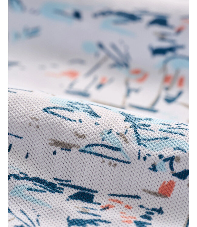 Classic Fit White Making Waves Shirt