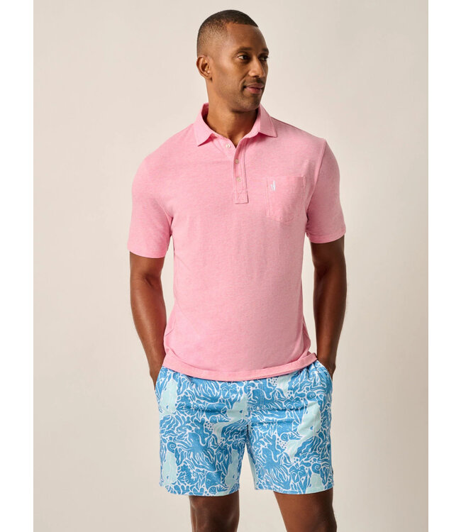 Petal Pink Heathered Original Polo
