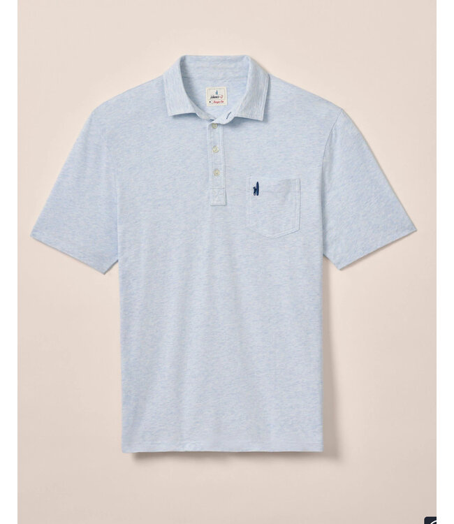 Air Blue Heathered Original Polo