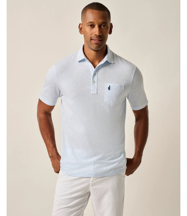 Air Blue Heathered Original Polo