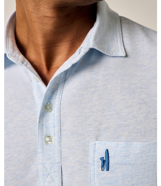 Air Blue Heathered Original Polo
