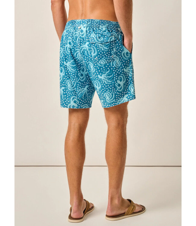 Barrels Blue Big Blue Swim Trunks