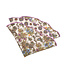 DION Cream Lavender Trim Pocket Round