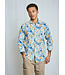 Modern Fit White Floral Bearman Shirt