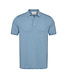 BRUUN & STENGADE Light Blue Aaran Knit Polo