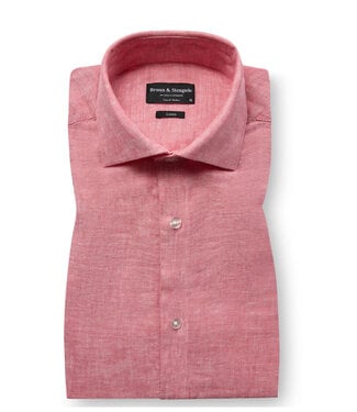 BRUUN & STENGADE Modern Fit Pink Antonelli Shirt