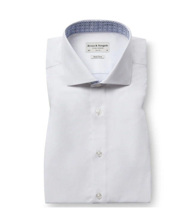 Slim Fit Navone White Shirt