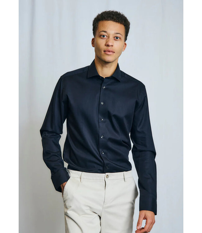 Slim Fit Black Miles Shirt