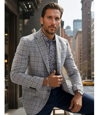7 DOWNIE Modern Fit Matthews Plaid Sport Coat