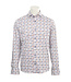 7 DOWNIE Modern Fit White Guitar Shirt