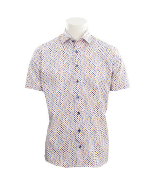 7 DOWNIE Modern Fit Multi Colour Diamond Shirt