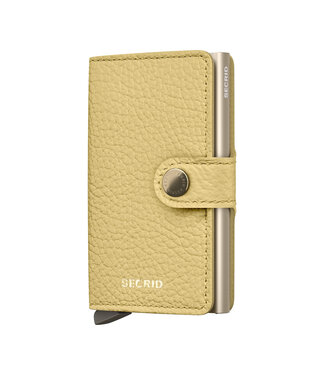 SECRID Pebble Butter Yellow Miniwallet