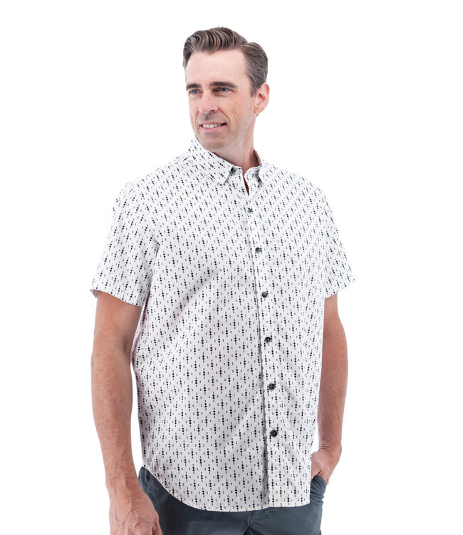Classic Fit White Nixon Shirt