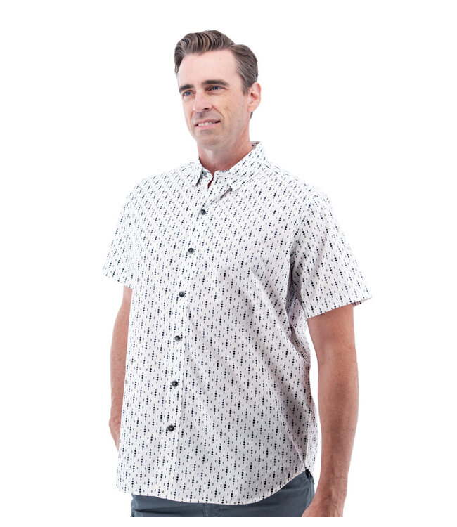 Classic Fit White Nixon Shirt