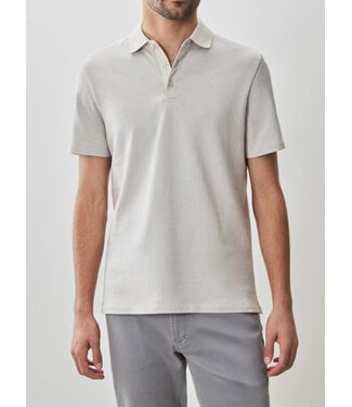 ROBERT BARAKETT Sand Modesto Race Stripe Polo