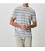 ROBERT BARAKETT Blue Masino Striped T Shirt