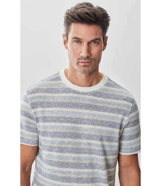 Blue Masino Striped T Shirt