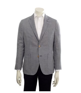 PAUL BETENLY Modern Fit Navy Grey Sport Coat