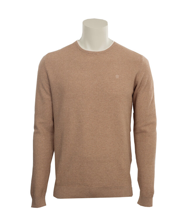 Light Brown Crew Neck Sweater