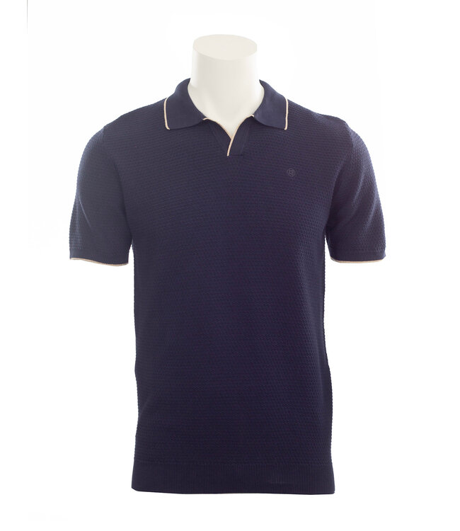 トップス ANATOMICA 18SS Knit Polo-Navy/3 ANATOMICA 18SS Knit Polo - Navy / Size 3