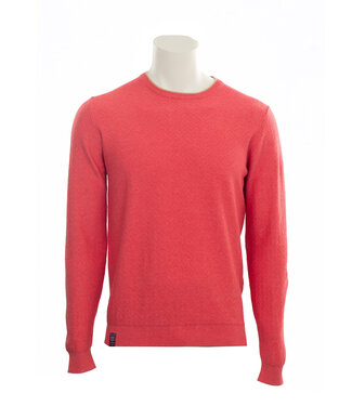 FELLOWS UNITED Summer Red Crew Neck Sweater