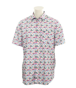 FELLOWS UNITED Modern Fit White VW Wagon Shirt