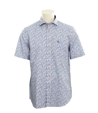 FELLOWS UNITED Modern Fit Fish  Design Shirt
