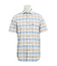 FELLOWS UNITED Modern Fit Blue Brown Check Shirt