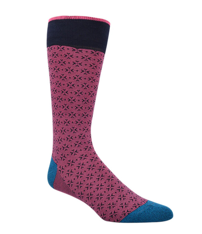 Pink Navy Socks