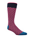 DION Pink Navy Socks