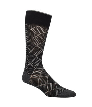 DION Black Grey Block Socks