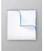 ETON White Blue Trim Pocket Square