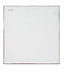 White Burgundy Trim Pocket Square