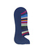 MARCOLIANI Royal Blue Striped Sneaker Socks