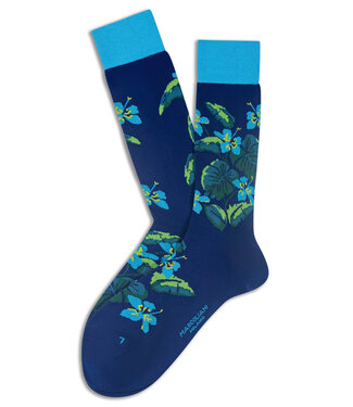 MARCOLIANI Royal Blue Aloha Socks