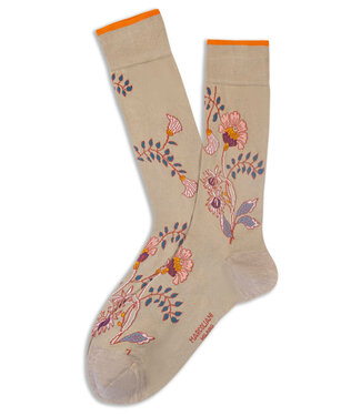 MARCOLIANI Beige Misore Flowers Socks